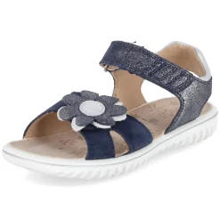 Sandalen SPARKLE - BLAU/SILBER