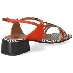 Sandaletten - rot kombi