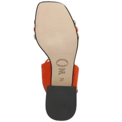 Sandaletten - rot kombi