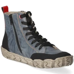 Schnürboots - blau kombi