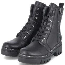 Schnürboots - schwarz