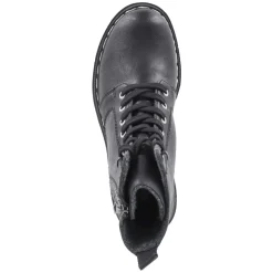 Schnürboots - schwarz