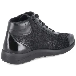 Schnürboots KIRA 24 - black metall