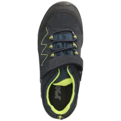 Schnürhalbschuhe - navy/gelb