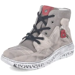 Schnürstiefel - grau