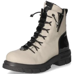 Schnürstiefeletten - beige