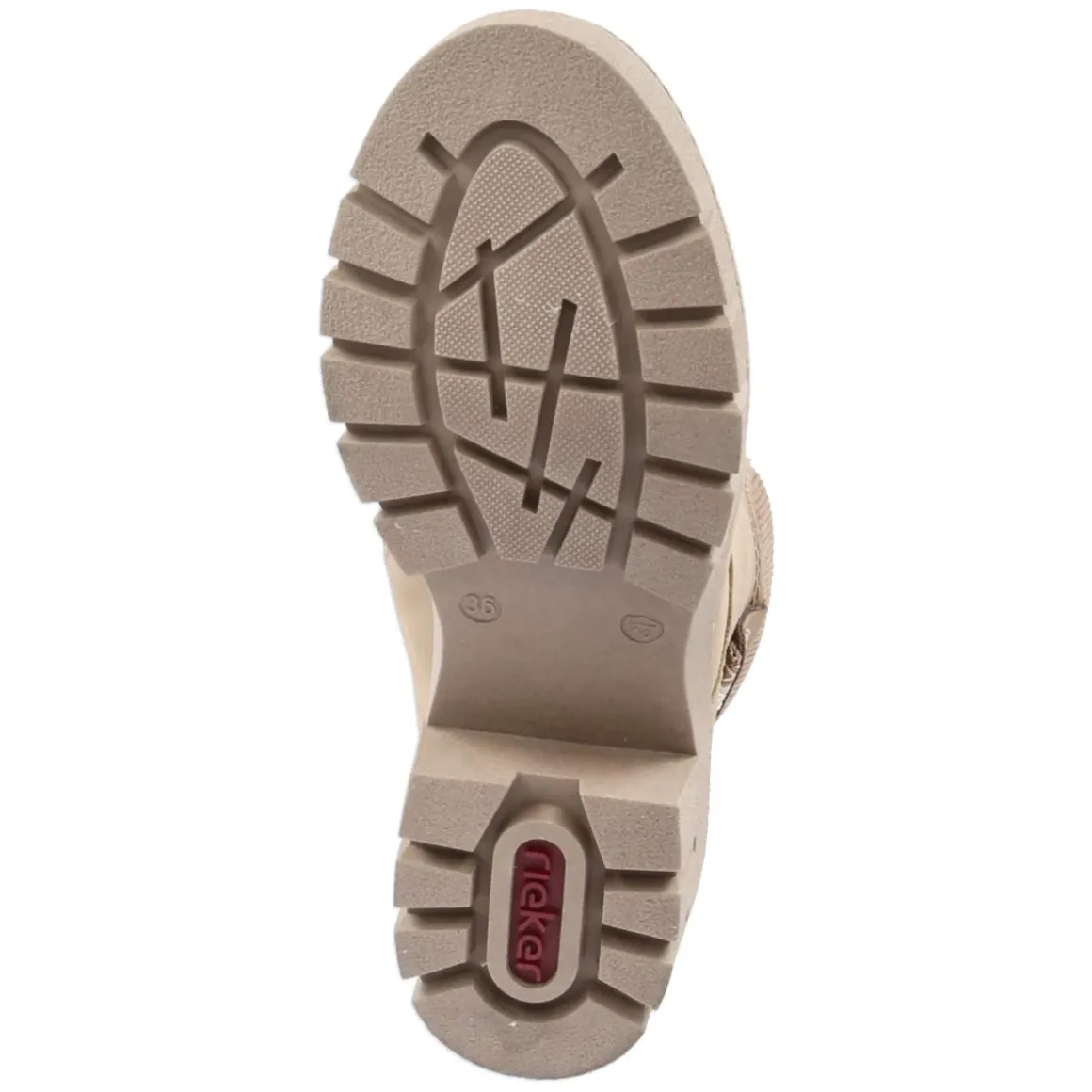 Schnürstiefeletten - beige