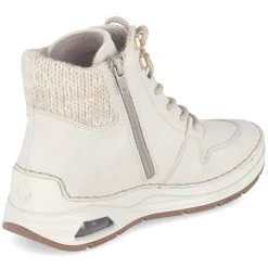 Schnürstiefeletten - beige