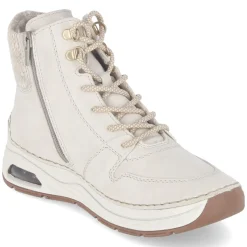 Schnürstiefeletten - beige