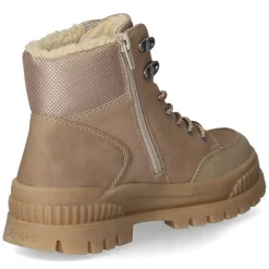 Schnürstiefeletten - beige