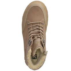 Schnürstiefeletten - beige