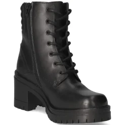 Schnürstiefeletten - black