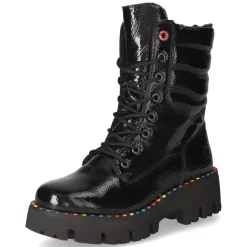 Schnürstiefeletten - black