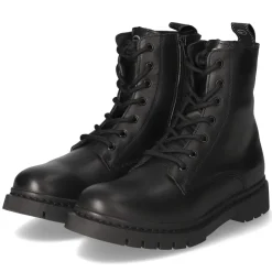 Schnürstiefeletten - black