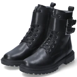 Schnürstiefeletten - black