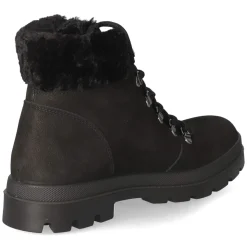 Schnürstiefeletten - black