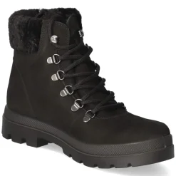 Schnürstiefeletten - black