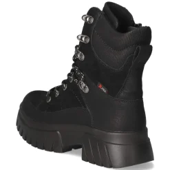 Schnürstiefeletten - black