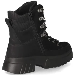 Schnürstiefeletten - black