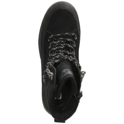 Schnürstiefeletten - black