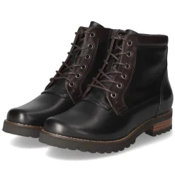 Schnürstiefeletten - Black/TDM