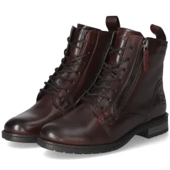 Schnürstiefeletten - bordo