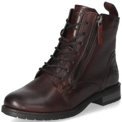 Schnürstiefeletten - bordo