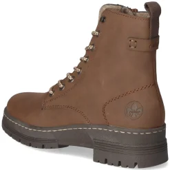 Schnürstiefeletten - braun