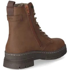 Schnürstiefeletten - braun