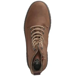 Schnürstiefeletten - braun