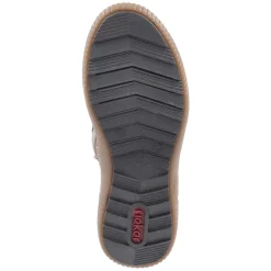 Schnürstiefeletten - bronze