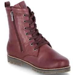 Schnürstiefeletten - burgund