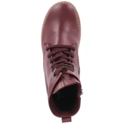 Schnürstiefeletten - burgund