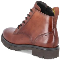 Schnürstiefeletten - Cognac