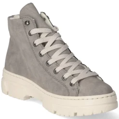 Schnürstiefeletten - grau