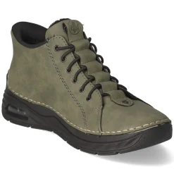 Schnürstiefeletten - grün