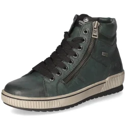 Schnürstiefeletten - grün