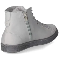 Schnürstiefeletten - hellgrau