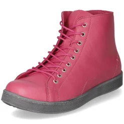 Schnürstiefeletten - hot pink