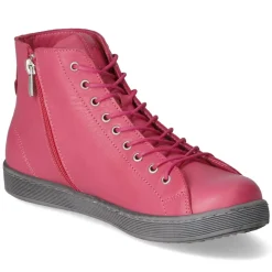 Schnürstiefeletten - hot pink