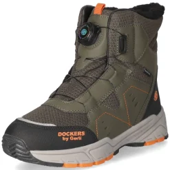 Schnürstiefeletten - khaki