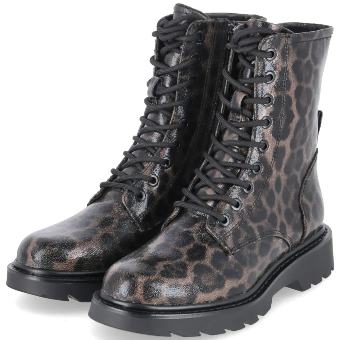 Schnürstiefeletten - LEOPARD