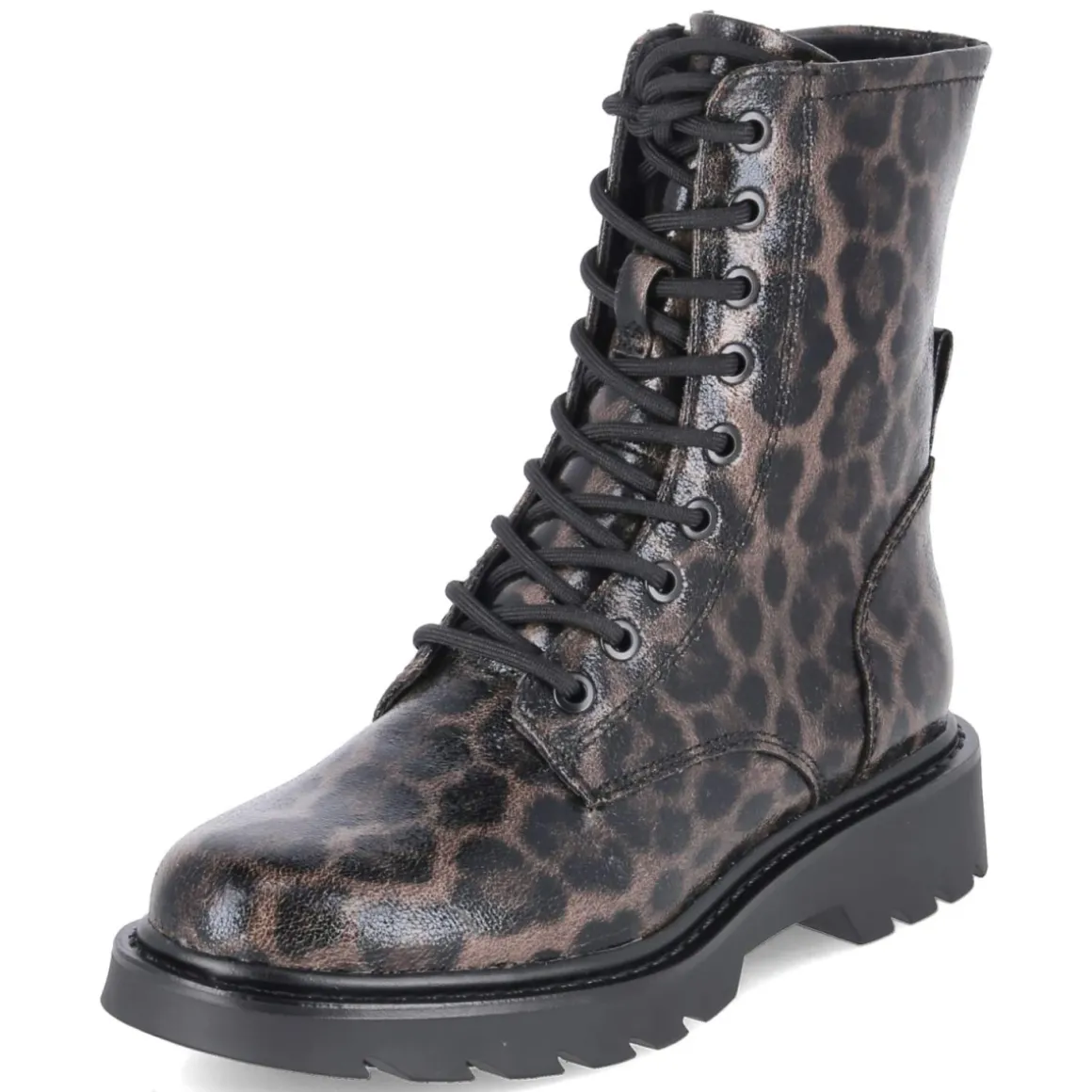 Schnürstiefeletten - LEOPARD