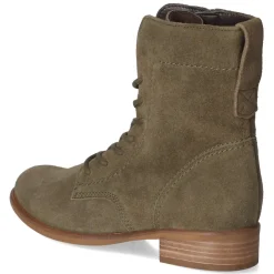 Schnürstiefeletten - oliv