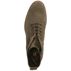 Schnürstiefeletten - oliv