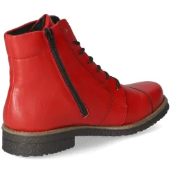 Schnürstiefeletten - rot