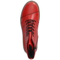 Schnürstiefeletten - rot