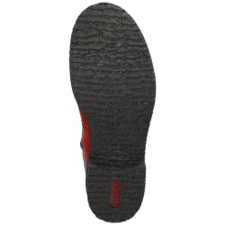 Schnürstiefeletten - rot