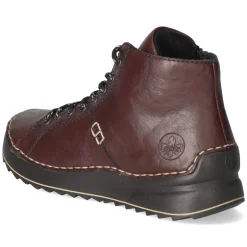 Schnürstiefeletten - rot