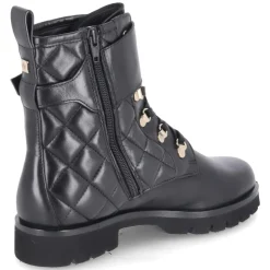 Schnürstiefeletten - schwarz